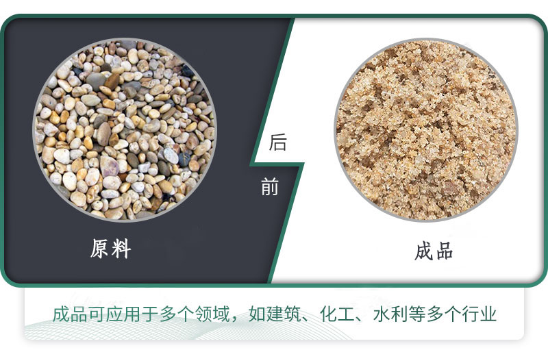 河石是一種優(yōu)質(zhì)的砂石原料